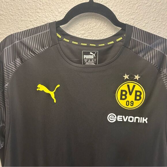Puma Borussia Dortmund Training Jersey Men’s Large Soccer Football - Picture 3 of 16